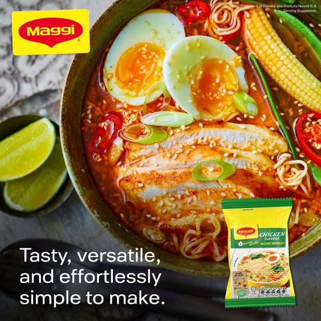 Maggi Chicken Flavour Instant Noodles 5x74g - gallery image 3