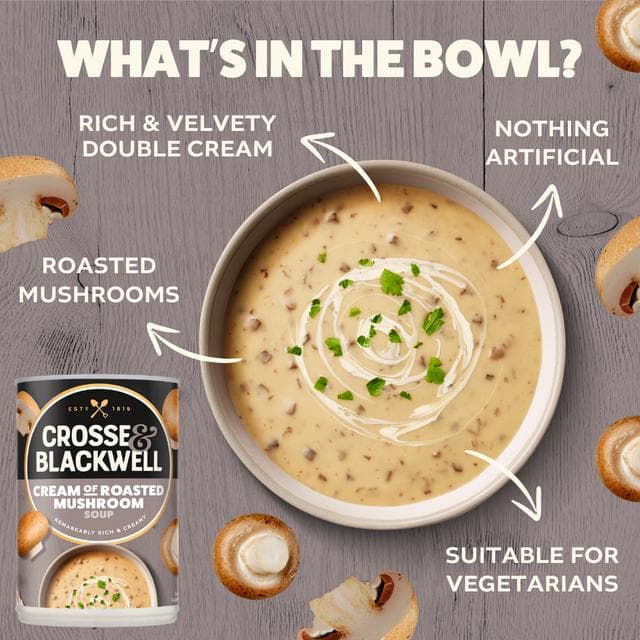 Crosse & Blackwell Ltd Cream of Roasted Mushroom 400g - gallery image 2
