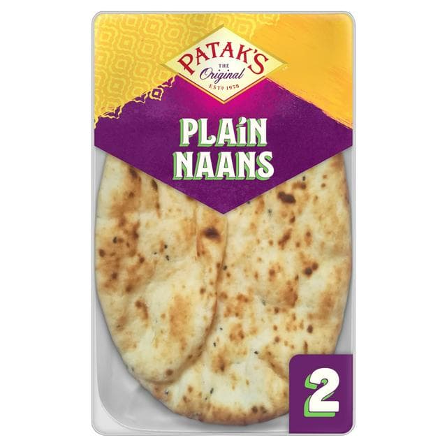 Patak's Plain Naan Breads x2 - gallery image 1