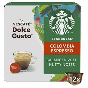 Starbucks by Nescafé Dolce Gusto 12 x Single-Origin Colombia Espresso Coffee Pods