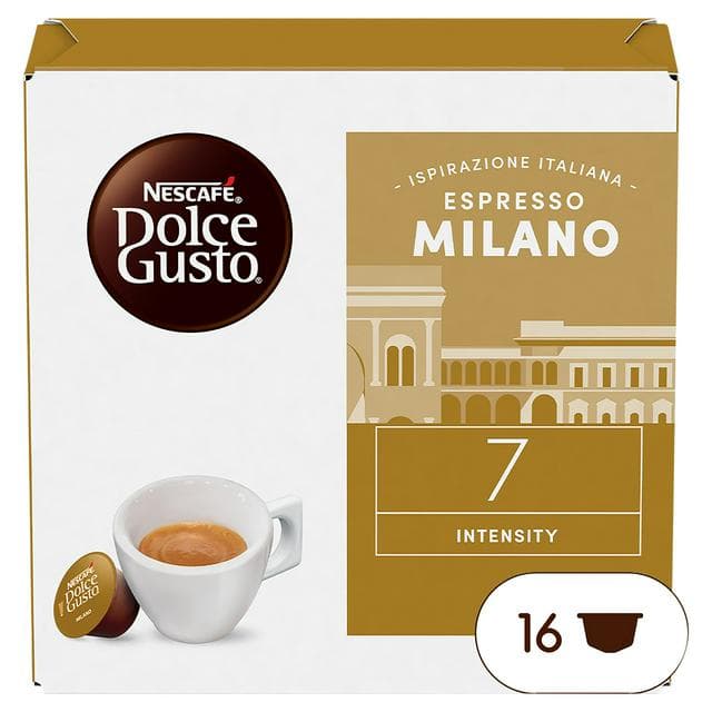 Nescafé Dolce Gusto 16 x Espresso Milano Delicato Coffee Pods - gallery image 1