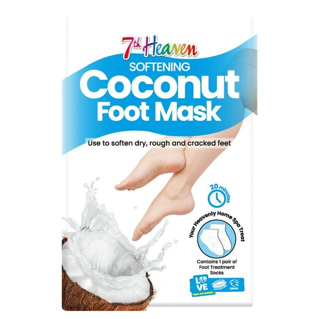7th Heaven Softening Coconut Foot Mask - gallery image 1