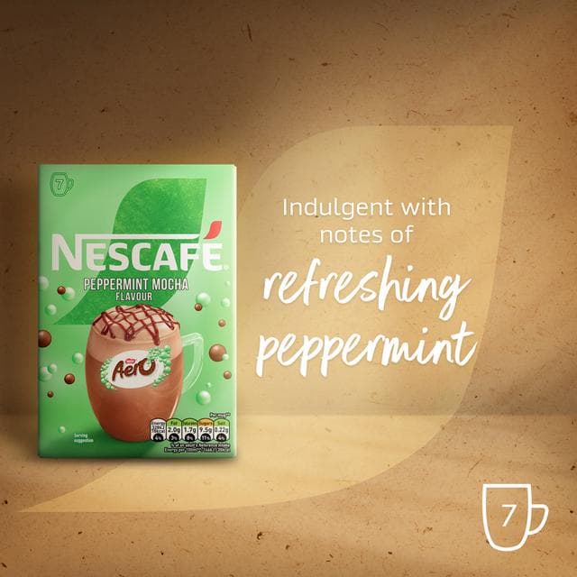 Nescafé 7 x 19g Peppermint Aero Mocha Sachets - gallery image 3