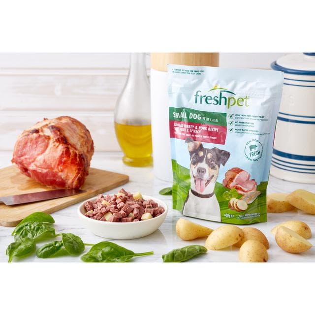 Freshpet Small Dog Grilled Turkey & Pork Recipe with Potato & Spinach 400g - gallery image 3