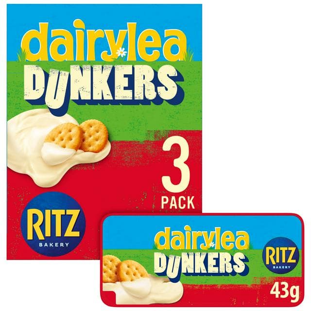 Dairylea Dunkers 3 x 43g Ritz Multipack Cheese Snack - gallery image 1