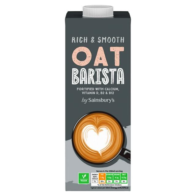 Sainsbury's Long Life Oat Barista 1L - gallery image 1