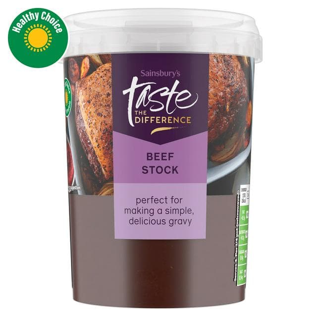 Sainsbury's Beef Stock, Taste the Difference 450g - gallery image 1