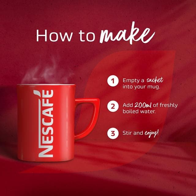 Nescafe Original 3 in 1 Instant Coffee Sachets 12x16g - gallery image 5