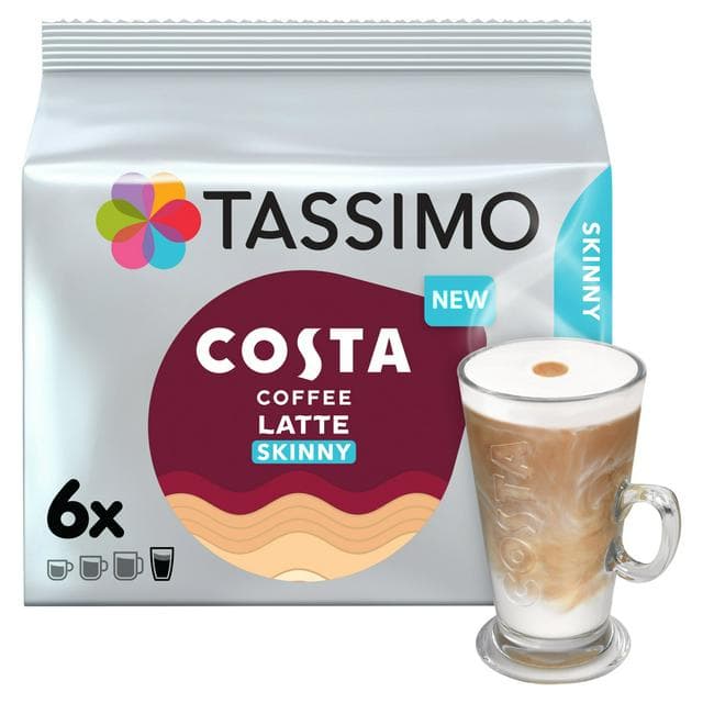 Tassimo Skinny Costa Coffee Latte 200.4g - gallery image 1