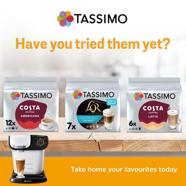 Tassimo Skinny Costa Coffee Latte 200.4g - gallery image 3