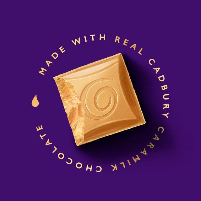 Cadbury Caramilk 350g Golden Caramel Chocolate Dessert Pot - gallery image 4