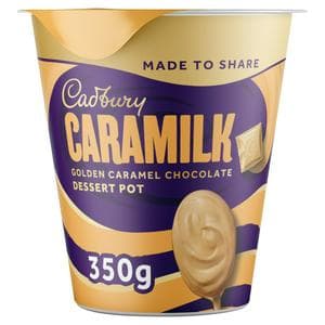 Cadbury Caramilk 350g Golden Caramel Chocolate Dessert Pot