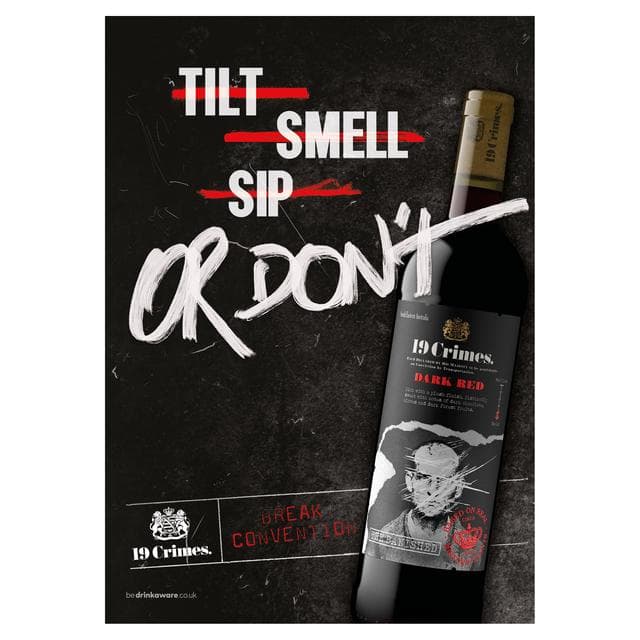 19 Crimes Dark Red Wine 75cl - gallery image 2