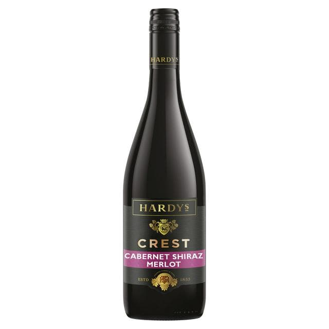 Hardys Crest Cabernet Shiraz Merlot Red Wine 75cl - gallery image 1
