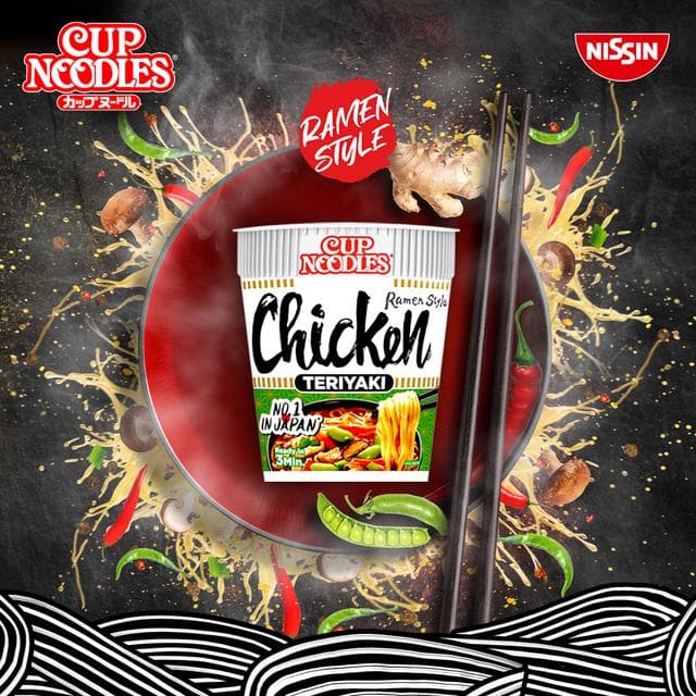 Nissin Cup Noodles Spicy Hot Chilli Instant Ramen Pot 66g - gallery image 2