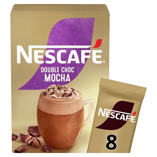 Nescafe Double Choc Mocha Instant Coffee Sachets x7 146.3g - gallery image 2