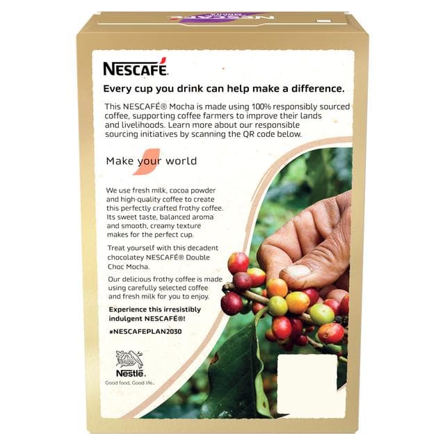 Nescafe Double Choc Mocha Instant Coffee Sachets x7 146.3g - gallery image 2