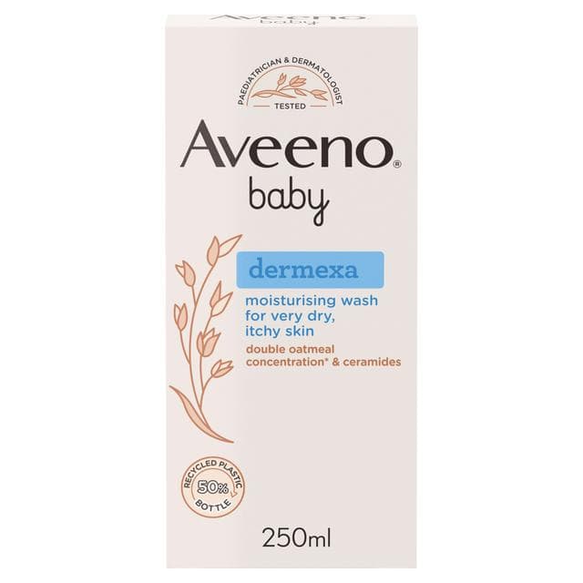 Aveeno Baby Dermexa Moisturising Baby Wash For Dry & Itchy Skin 250ml - gallery image 1