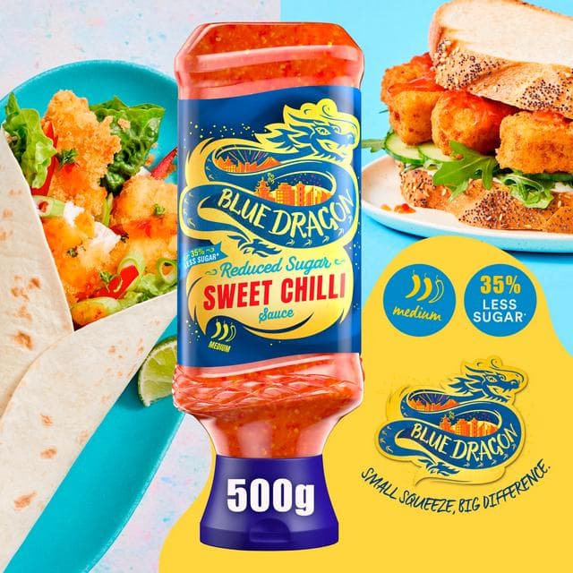 Blue Dragon Reduced Sugar Sweet Chilli Dipping Sauce 500g - gallery image 2