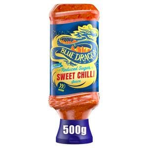 Blue Dragon Reduced Sugar Sweet Chilli Dipping Sauce 500g