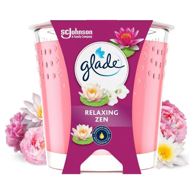 Glade Scented Candle Relaxing Zen 112g - gallery image 1