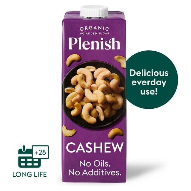 Plenish 1L Long Life Dairy Free Organic Cashew Drink - gallery image 1