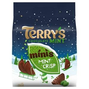Terry's 80g Minis Mint Crisp Chocolate Pouch