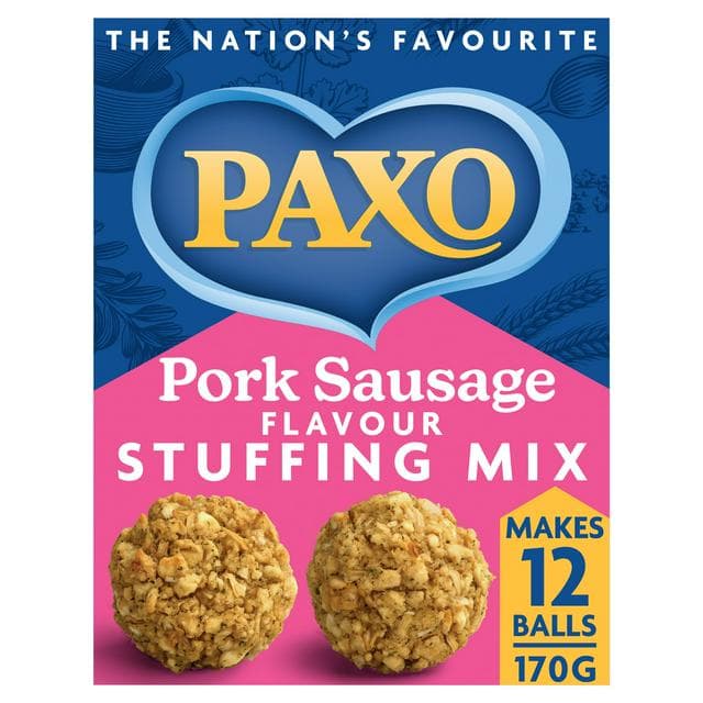 Paxo Pork Sausage Meat Flavour Stuffing Mix, Limited Edition 170g - gallery image 1