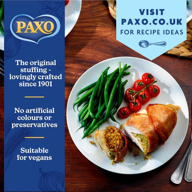 Paxo Pork Sausage Meat Flavour Stuffing Mix, Limited Edition 170g - gallery image 4