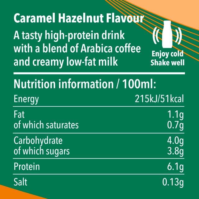 Starbucks Protein Drink with Coffee Caramel Hazelnut Flavour 330ml - gallery image 2