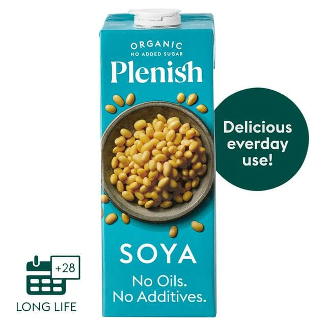 Plenish 1L Long Life Dairy Free Organic Soya Drink - gallery image 1