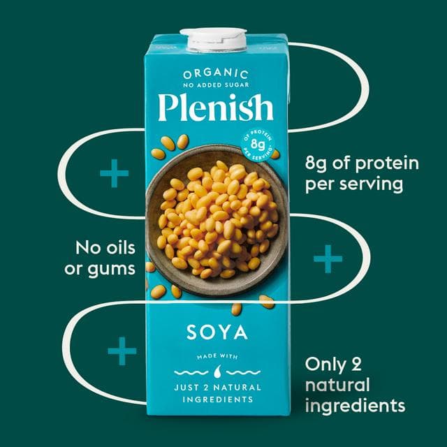 Plenish 1L Long Life Dairy Free Organic Soya Drink - gallery image 3