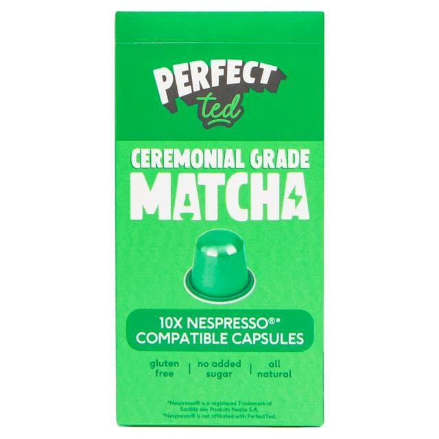 Perfect Ted Matcha Nespresso Compatible Pods 10x1.5g - gallery image 1