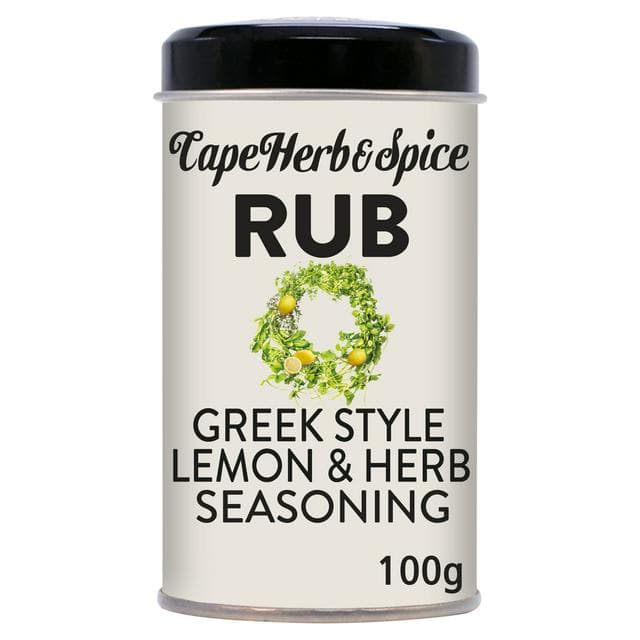 Cape Herb & Spice Rub Greek Style Lemon & Herb Seasoning 100g - gallery image 1