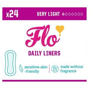 Flo Bamboo Wrapped + Ultra Thin Daily Panty Liners x24