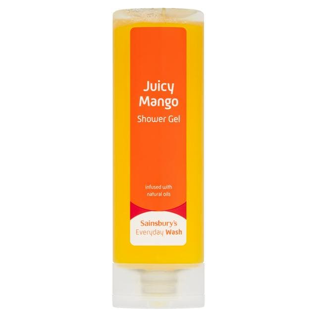 Sainsbury's Everyday Wash Juicy Mango Shower Gel 250ml - gallery image 1