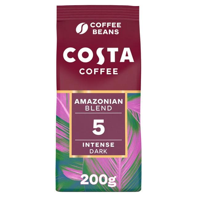 Costa Coffee Intense Amazonian Blend Beans 200g - gallery image 1
