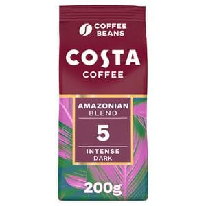 Costa Coffee Intense Amazonian Blend Beans 200g
