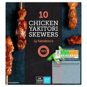 Sainsbury's Chicken Yakitori Skewers x10 180g