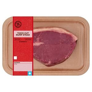 Sainsbury's British or Irish Beef 21 Day Matured Thick Cut Rump Steak 400g