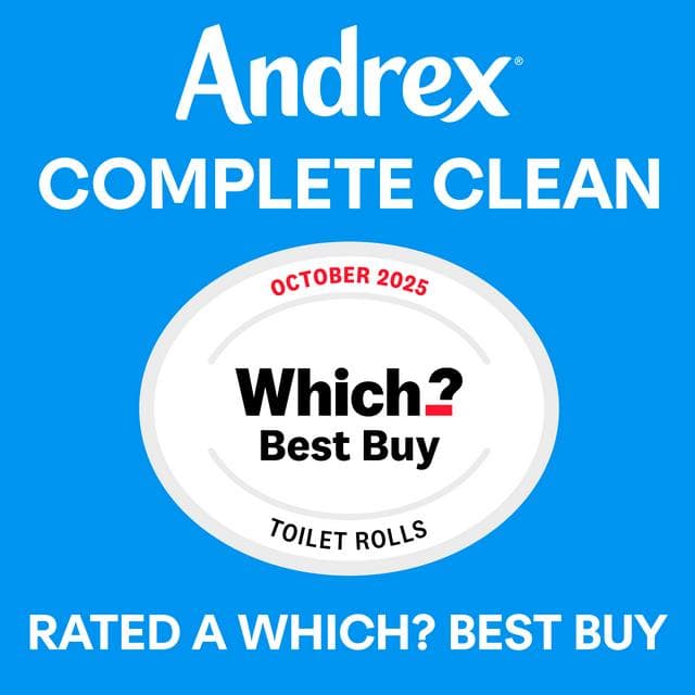 Andrex Complete Clean Mega Toilet Rolls x12 - gallery image 2