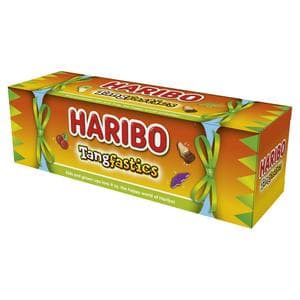 Haribo Tangfastics 120g Fruit & Cola Flavour Fizzy Jelly & Foam Sweets Gift Tube