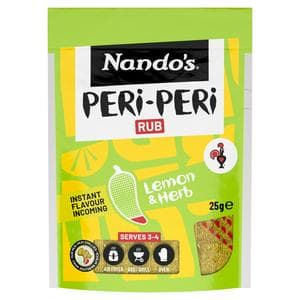 Nando's Peri Peri Rub Lemon & Herb Extra Mild 25g