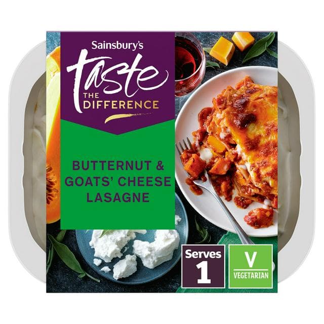 Sainsbury's Butternut & Goats Cheese Lasagne, Limited Edition, Taste the Difference 400g - gallery image 1