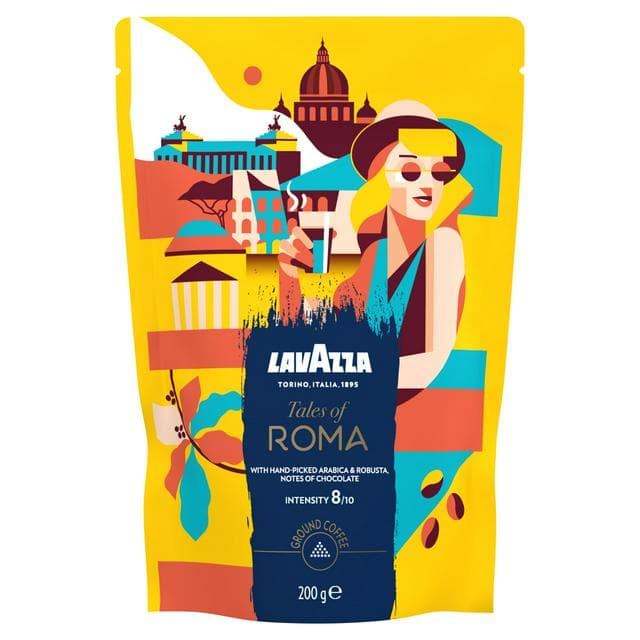 Lavazza Tales of Roma Ground Coffee 200g - gallery image 1