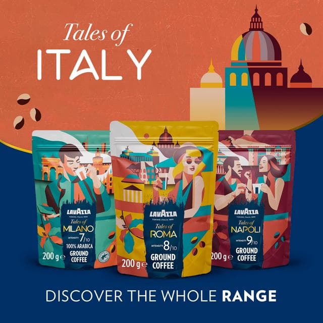 Lavazza Tales of Roma Ground Coffee 200g - gallery image 6
