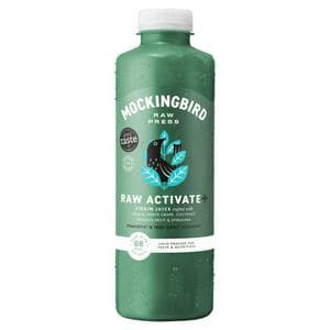 Mockingbird Raw Press 750ml Raw Activate, Coconut Water, White Grape, Passion Fruit with Vitamins Blend