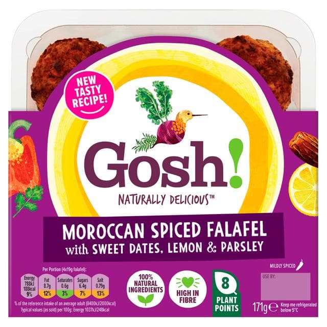Gosh! Moroccan Spiced Falafel with Red Pepper & Apricot 171g - gallery image 2