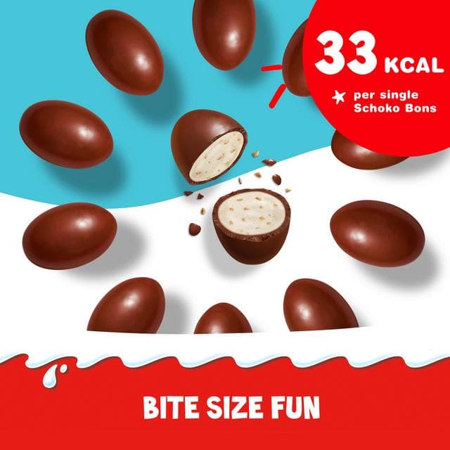 Kinder Milk Chocolate & Hazelnut Schoko Bons 200g - gallery image 3