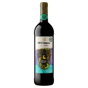 19 Crimes Malbec Red Wine 75cl